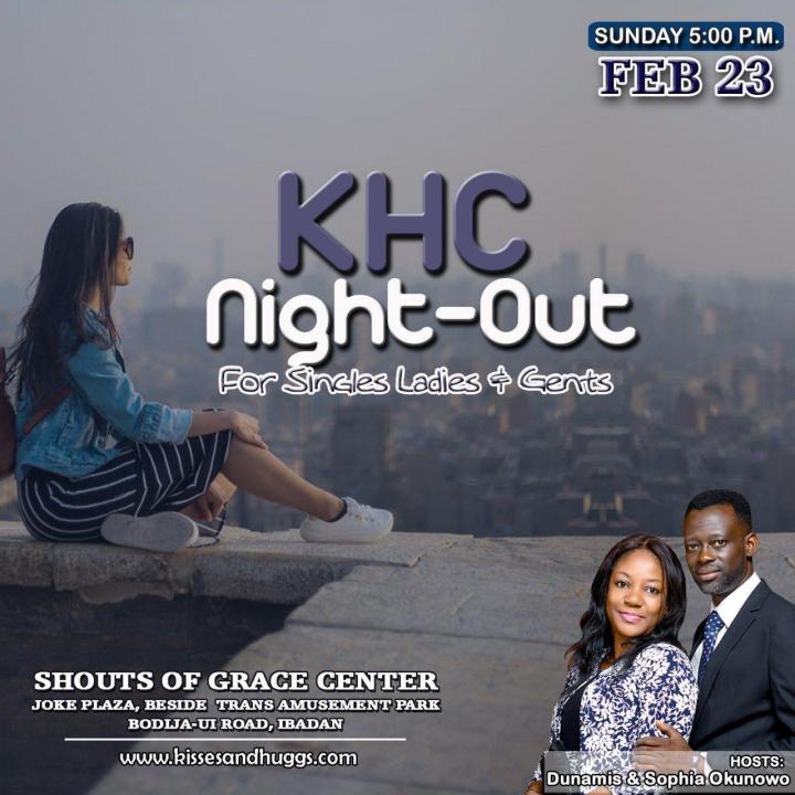 Feb 23 - KHC Night Out for Singles - February Edition