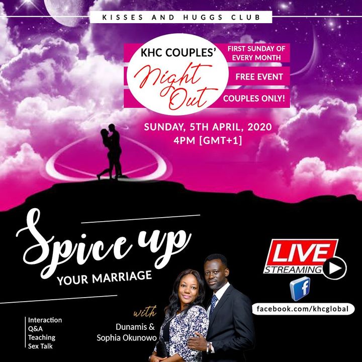 Sun., 5th Apr. - KHC Couples Night Out - April Edition