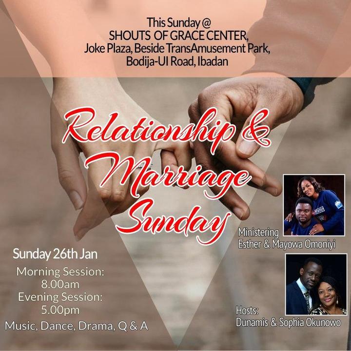 Sun 26th Jan - 7:45 am - Relationship and Marriage Sunday